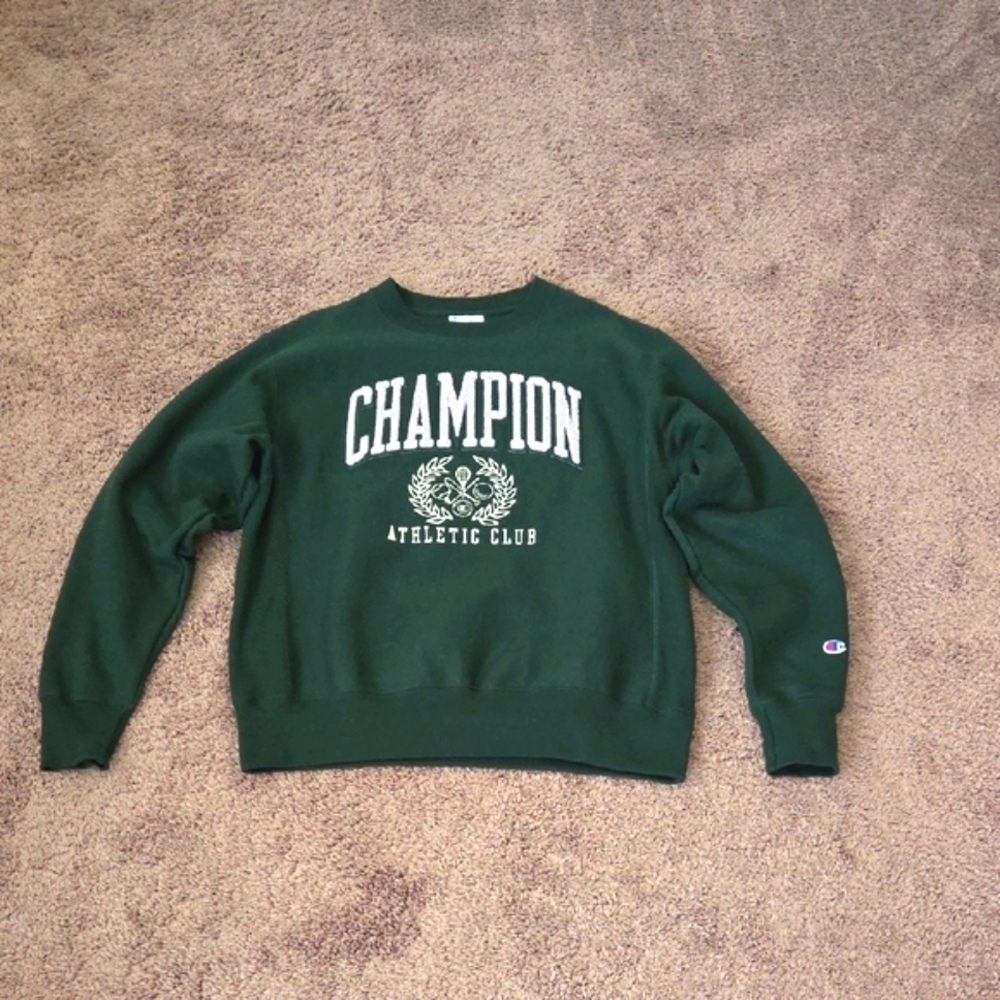 Champion Men's Green Sweater